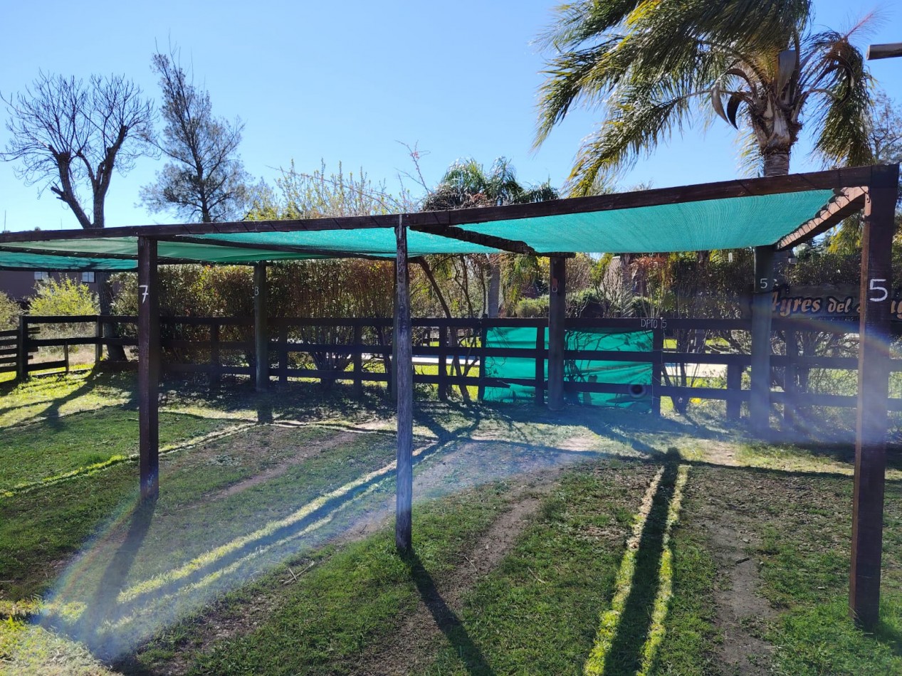 2 ambientes con parque y piscina